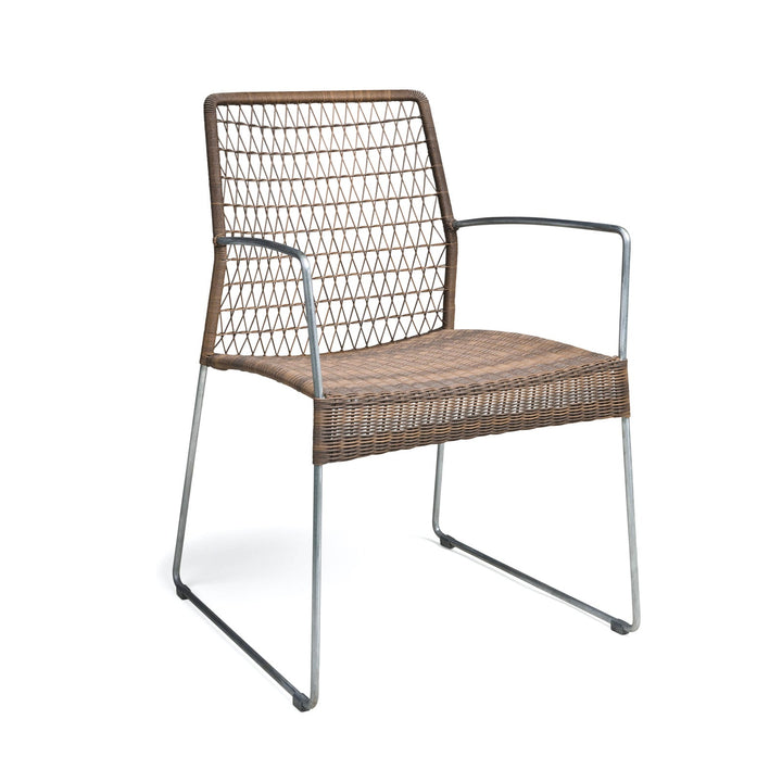 Edge Wicker Dining Arm Chair (Sampulut)