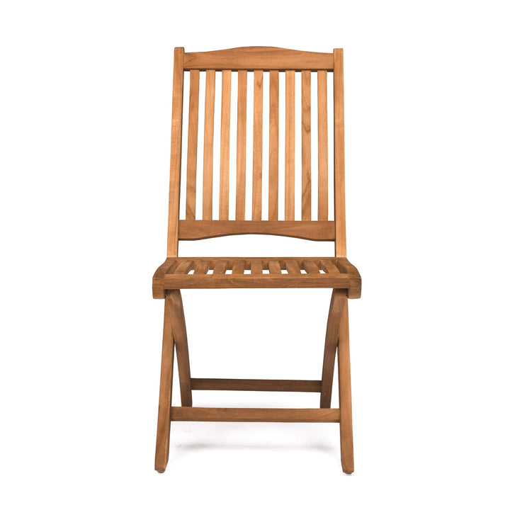 Harbour Teak Outdoor Folding Dining Side Chair