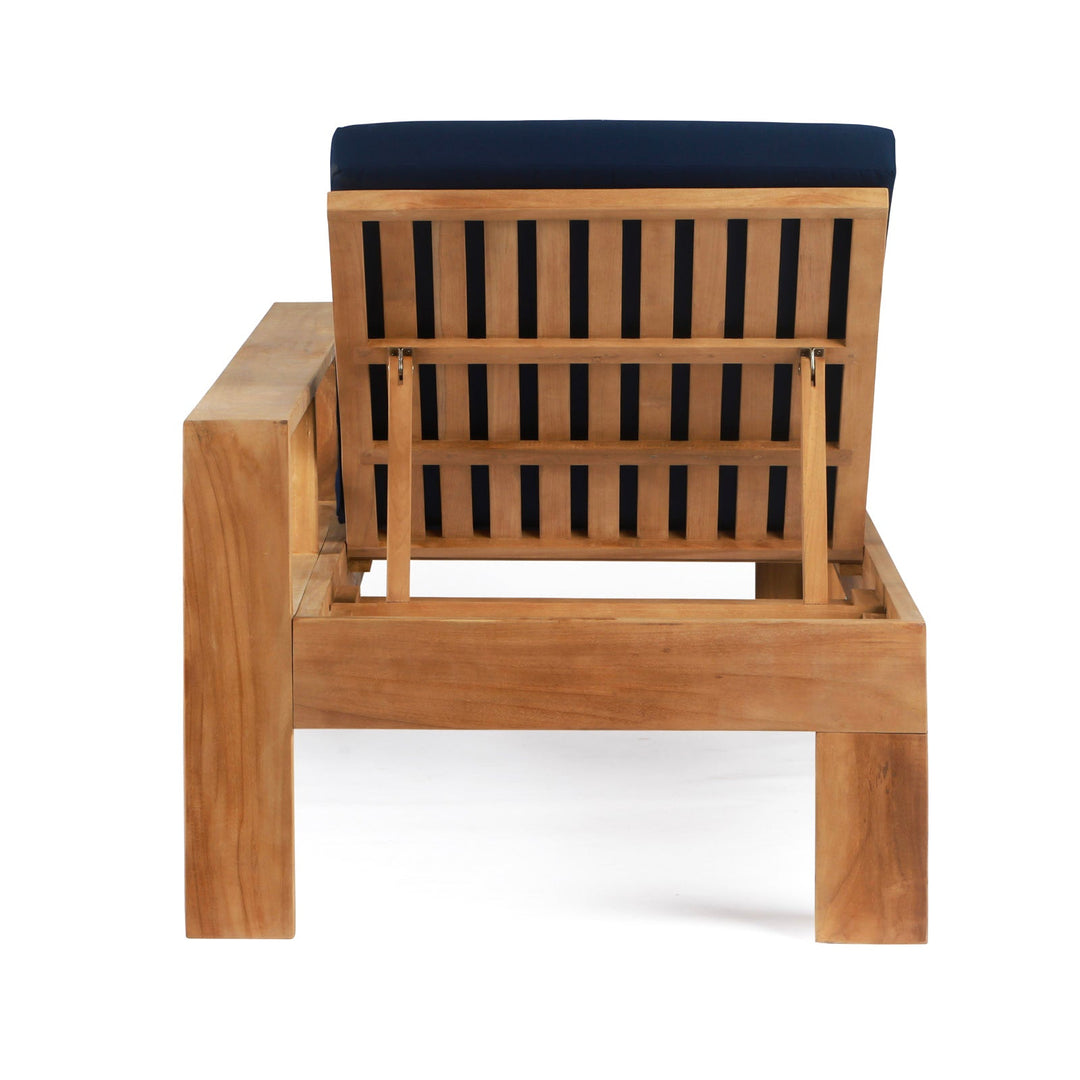 Havana Teak Outdoor Sun Lounger