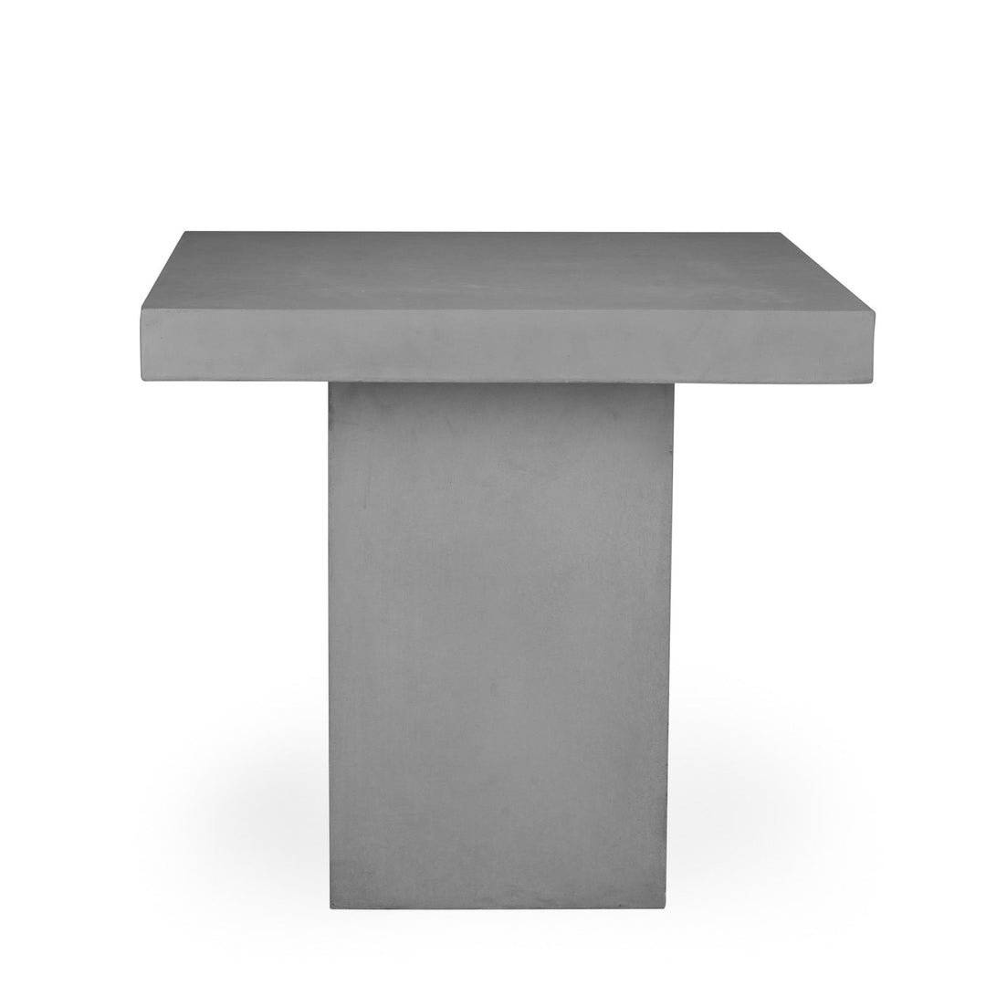 Raw Concrete Counter Height Table