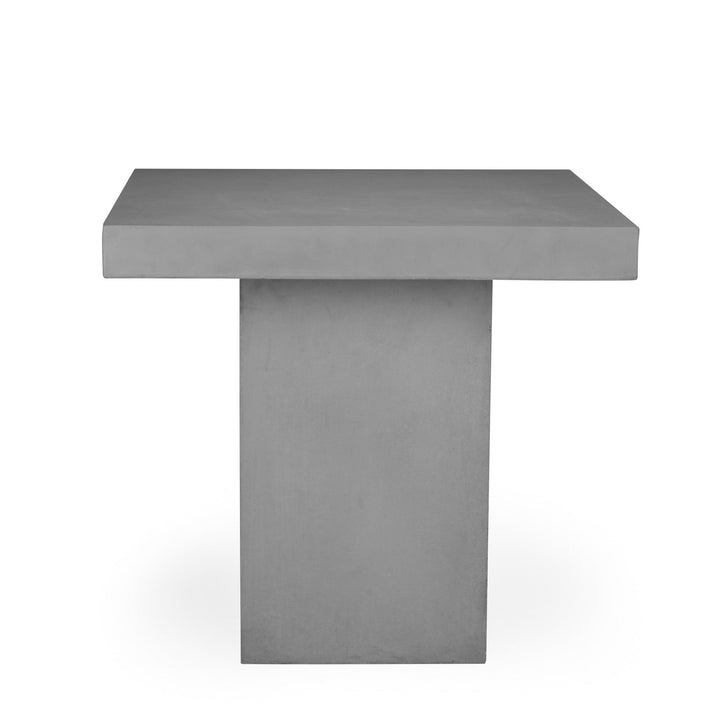 Raw Concrete Counter Height Table
