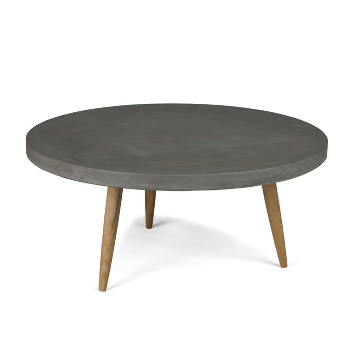 Aspen Blok Concrete Round Coffee Table (Large)