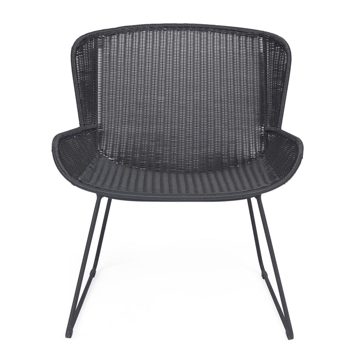 Nairobi Pure Wicker Relaxing Chair (Black)