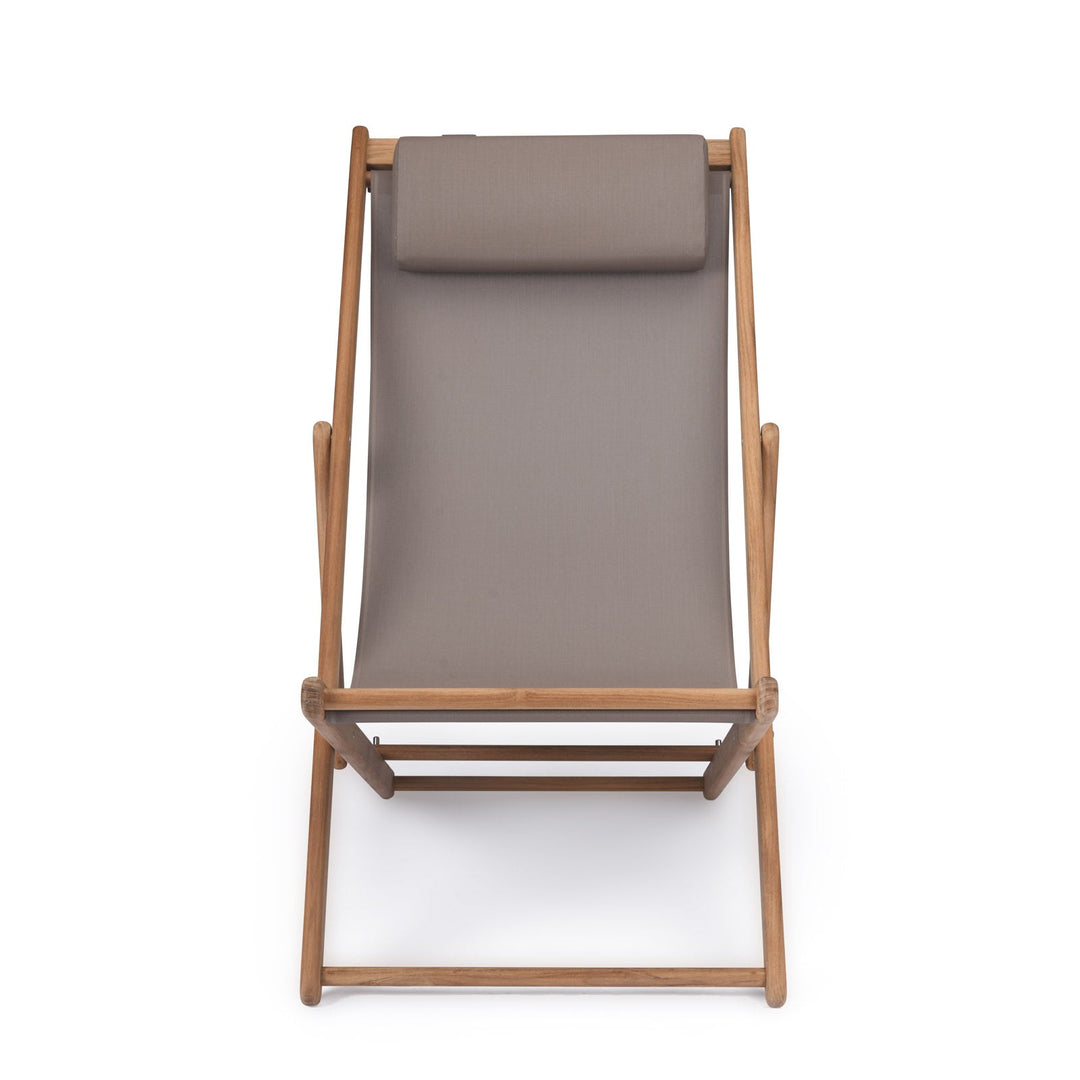 Sling Teak Outdoor Relaxing Chair