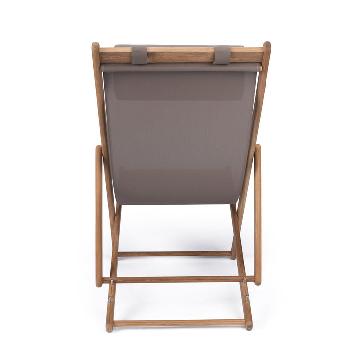 Sling Teak Outdoor Relaxing Chair