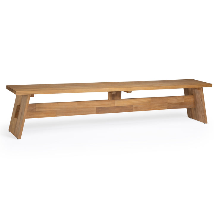Bradford Teak Outdoor Bench 114"
