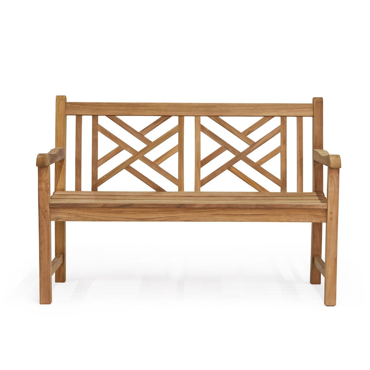 Elizabeth Teak 2-Seater Outdoor Bench