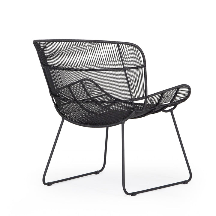 Nairobi Woven Relaxing Chair (Black)