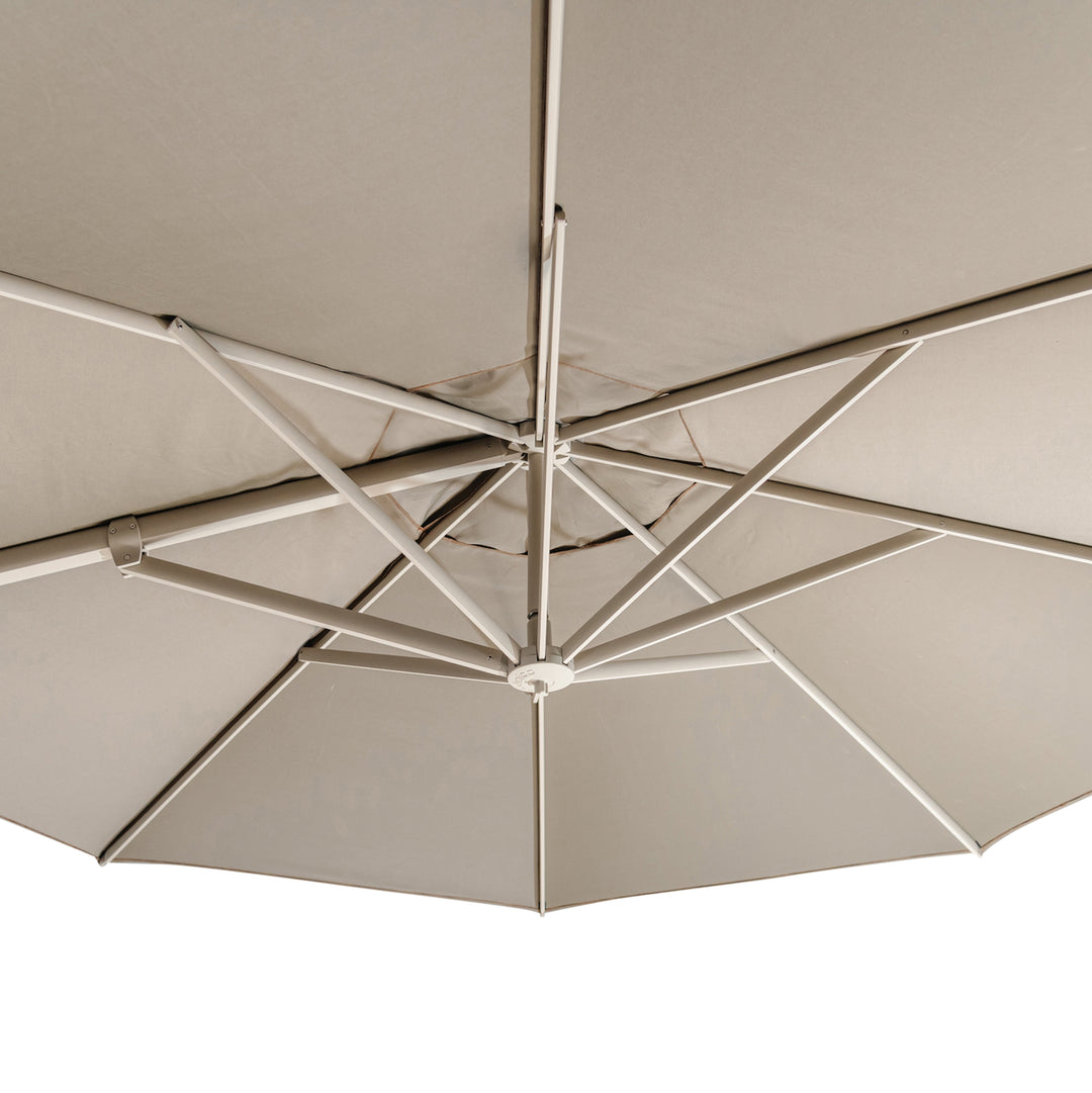 Big Sur Cantilever Umbrella (Taupe Canopy, Linen Frame)