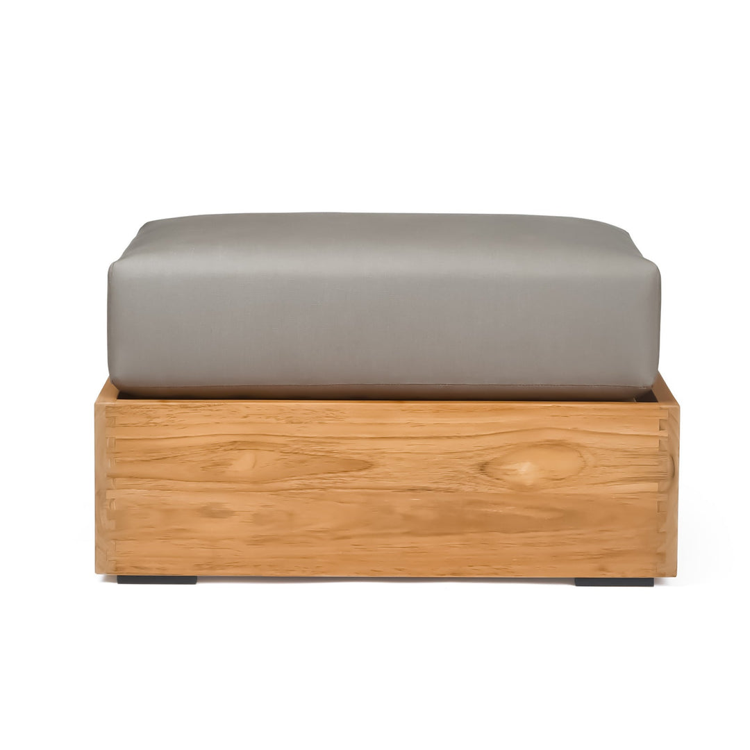 Kuba Teak Outdoor Ottoman