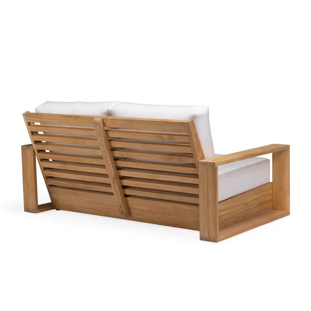 Kuba Teak Outdoor Loveseat