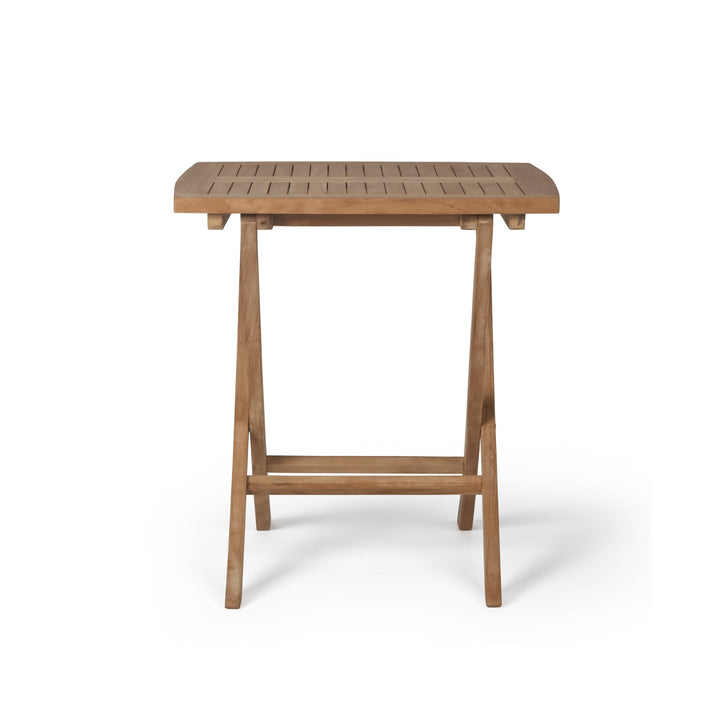 Square Teak Folding Bag Table (Dining)