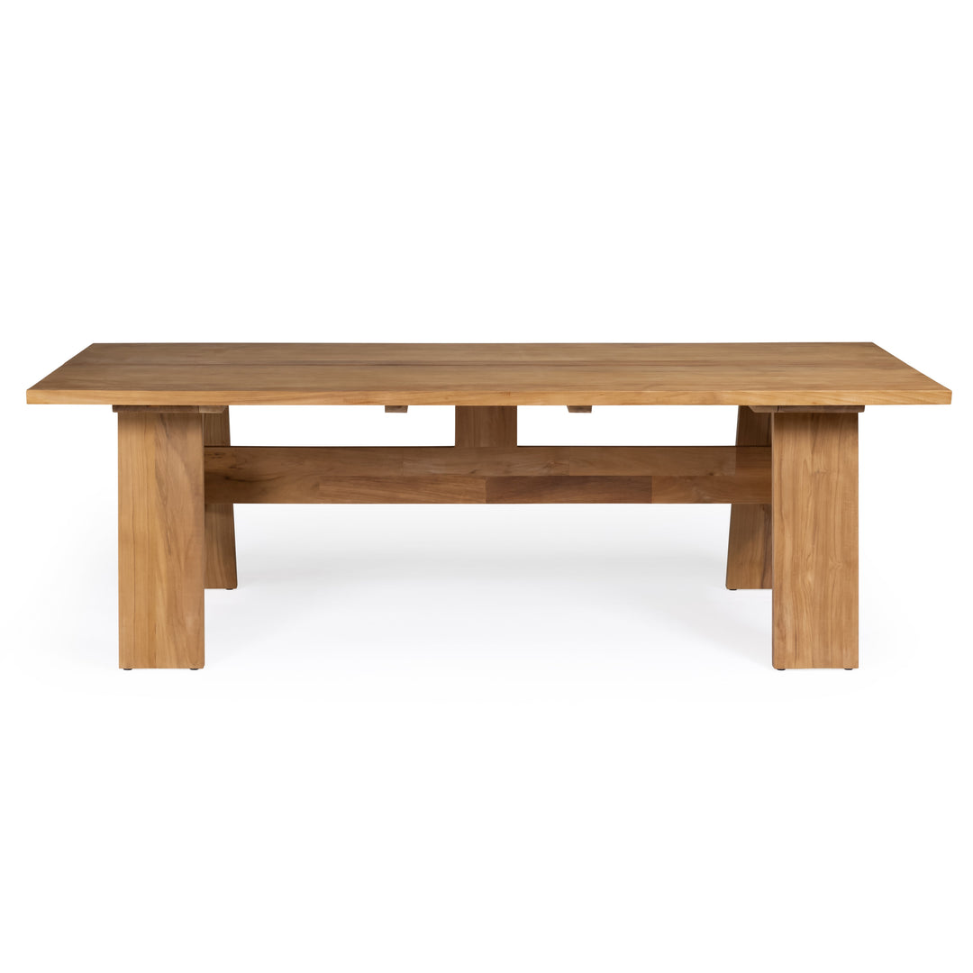 Bradford Teak Outdoor Dining Table 94"