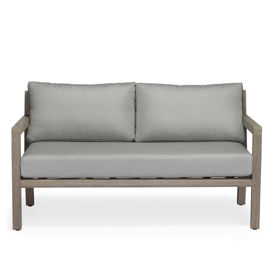 Juliet Weathered Teak Outdoor Loveseat