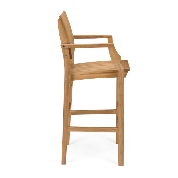 Toscana Teak Outdoor Bar Arm Chair