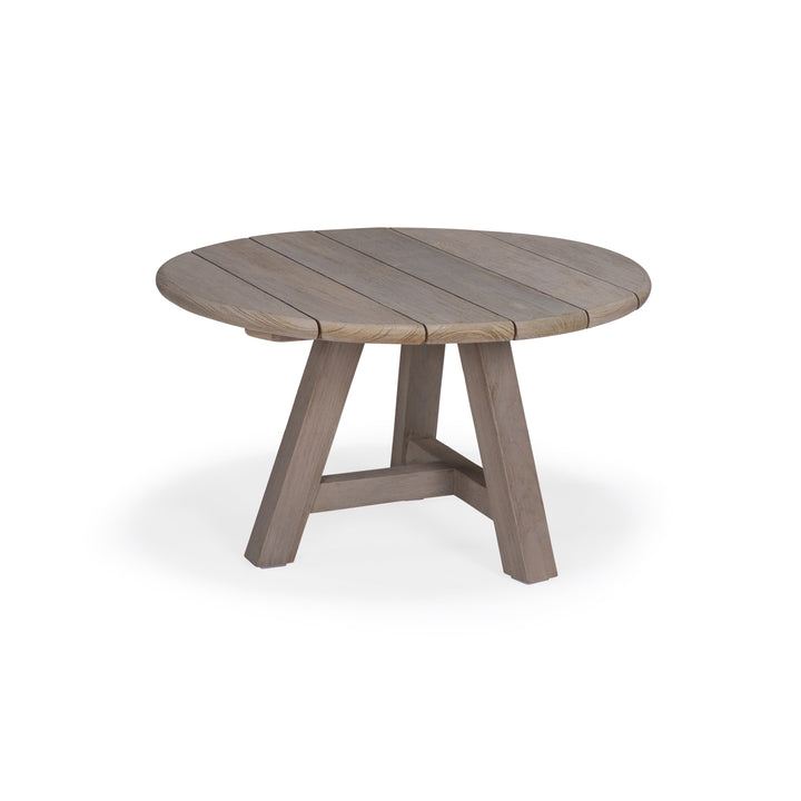 Romeo Weathered Teak Outdoor Coffee Side Table (Small)