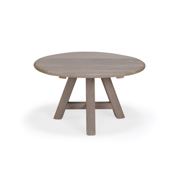 Romeo Weathered Teak Outdoor Coffee Side Table (Small)