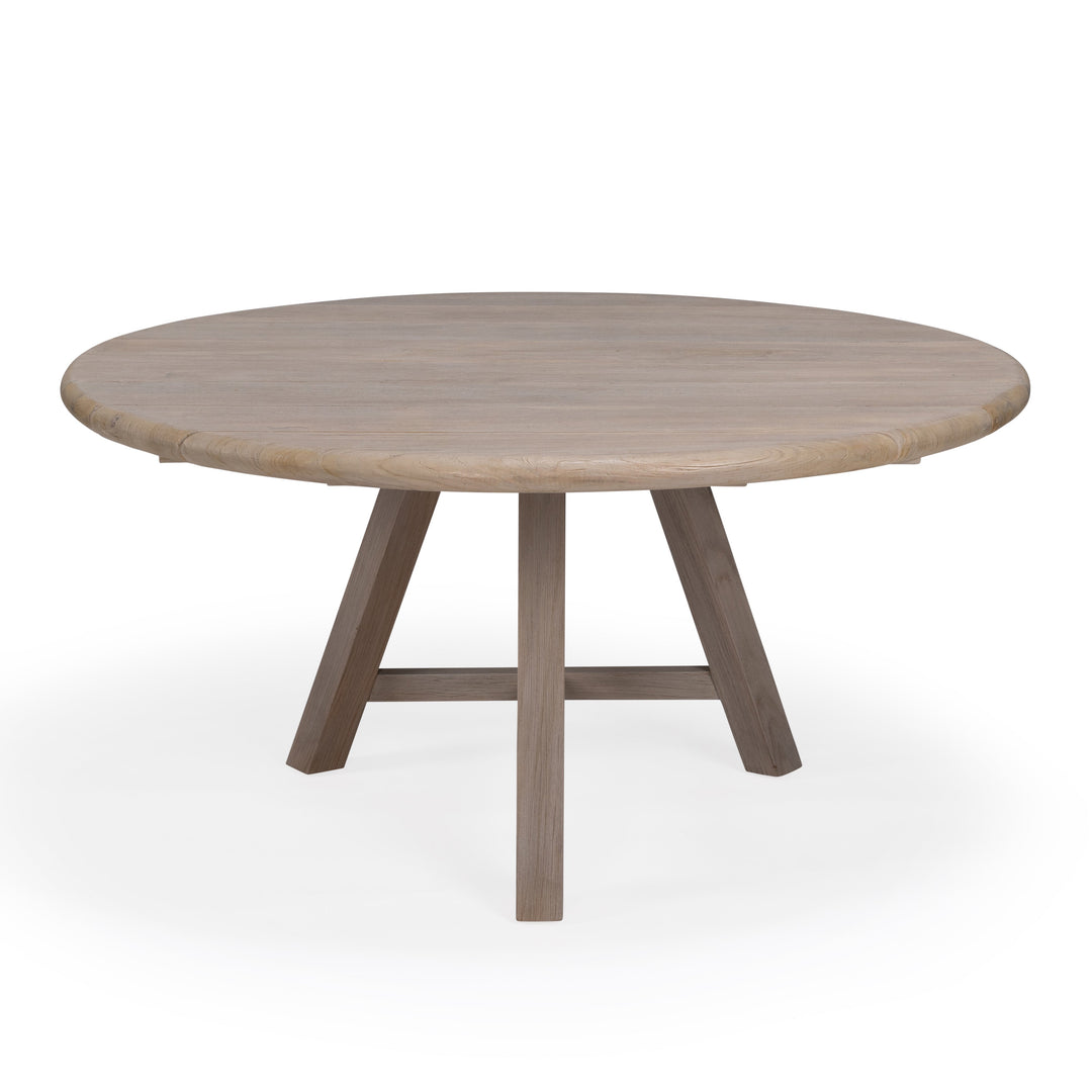 Napa Weathered Teak Outdoor Round Dining Table