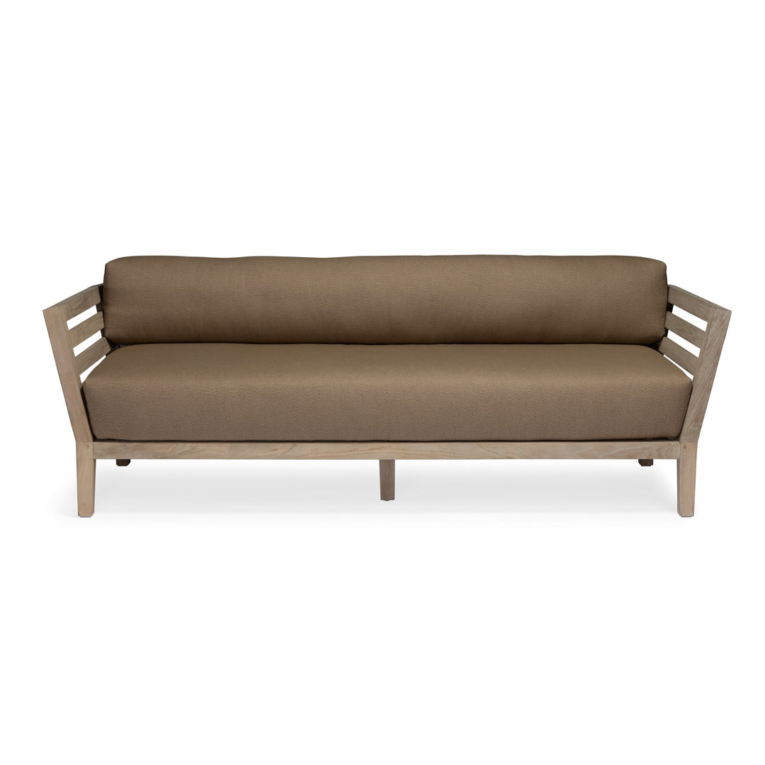 Romeo Weathered Teak Outdoor Sofa