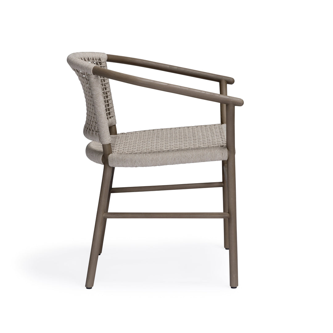 Mina Reclaimed Teak Outdoor Dining Arm Chair