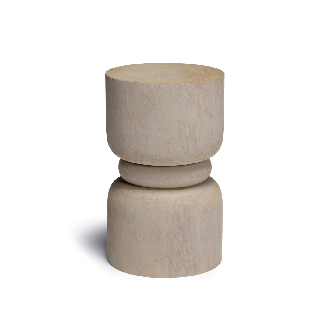 Juliet Weathered Teak Outdoor Side Table