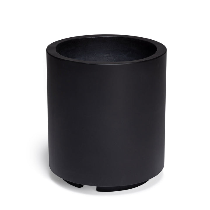 Polished Concrete Propane Storage Tank (Black)