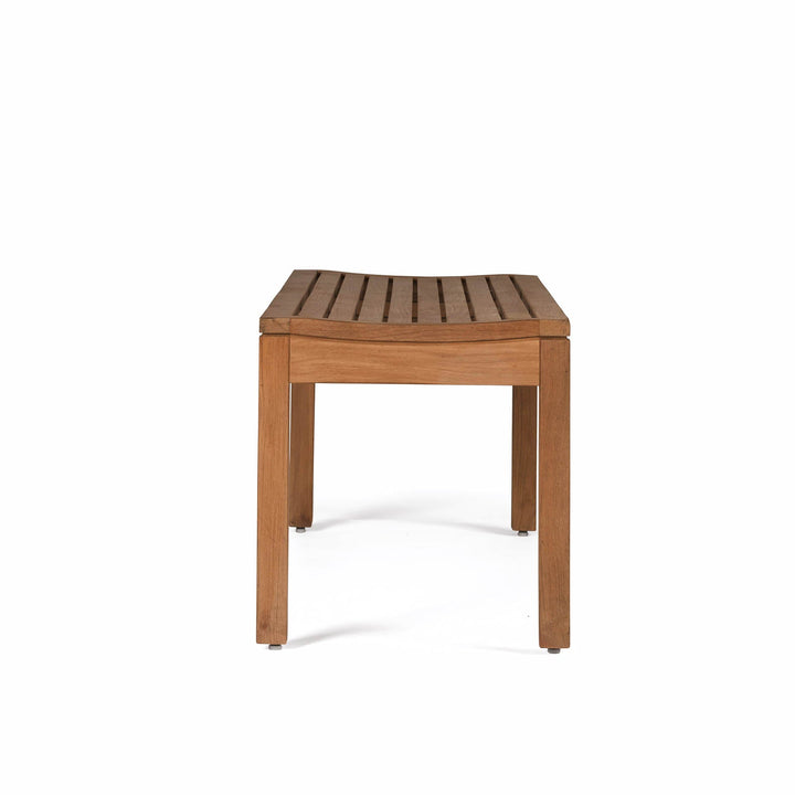 Toscana Teak Backless Outdoor Bench 47"