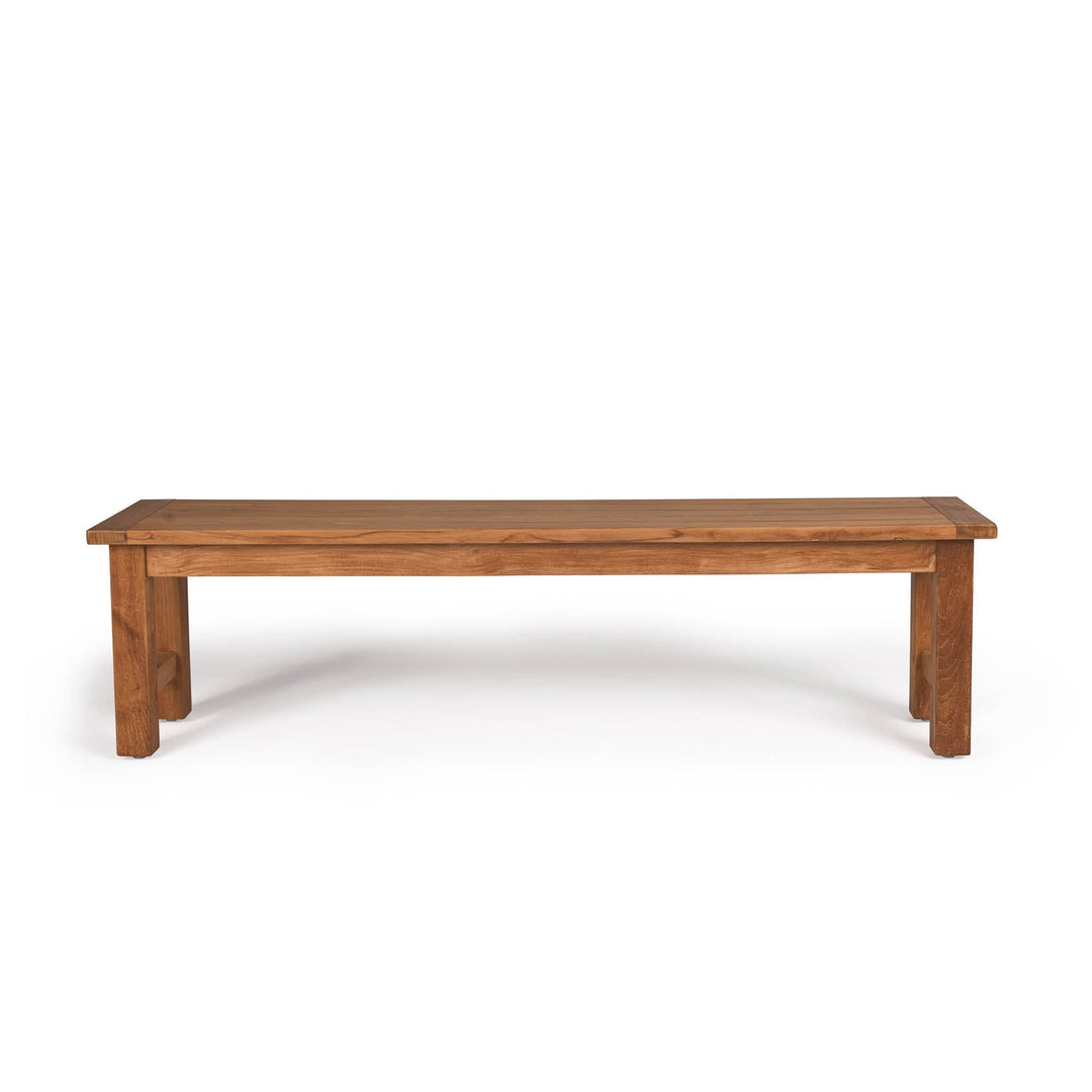 Hampton Teak Outdoor Backless Bench 66"