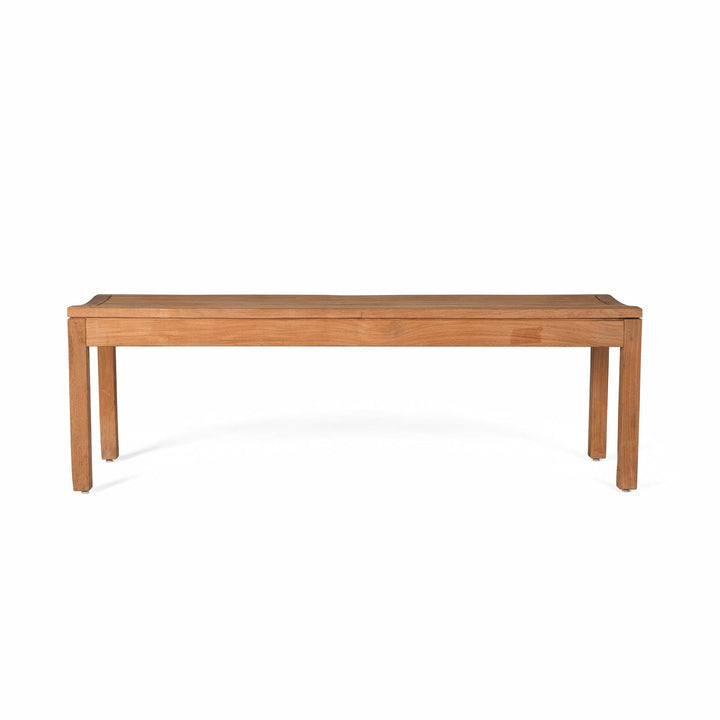 Toscana Teak Backless Outdoor Bench 55"