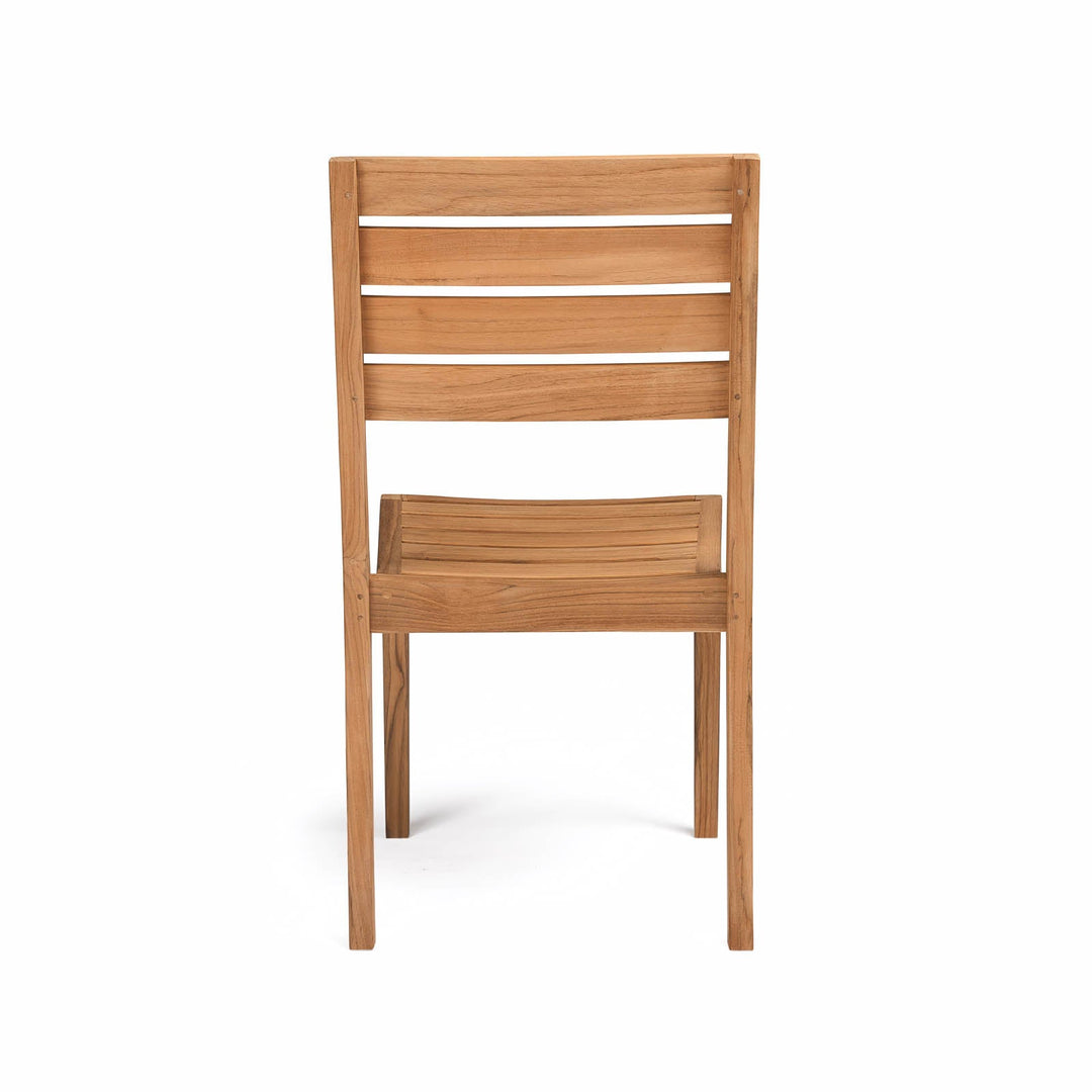 Fiesta Teak Outdoor Stacking Dining Side Chair
