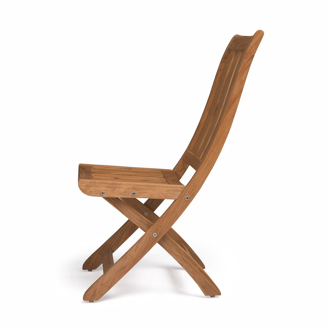 Breeze Teak Outdoor Folding Dining Side Chair