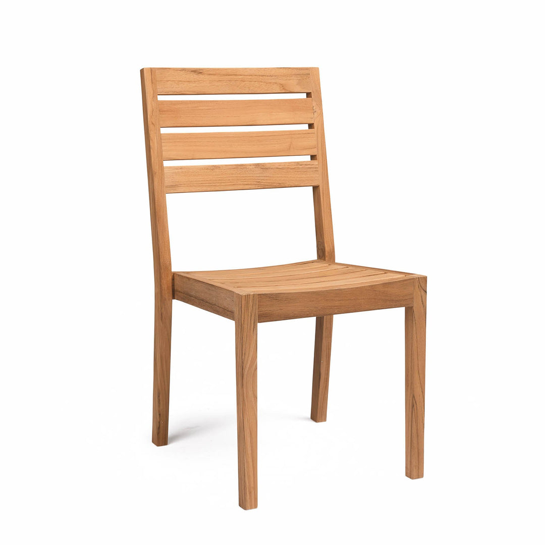 Fiesta Teak Outdoor Stacking Dining Side Chair