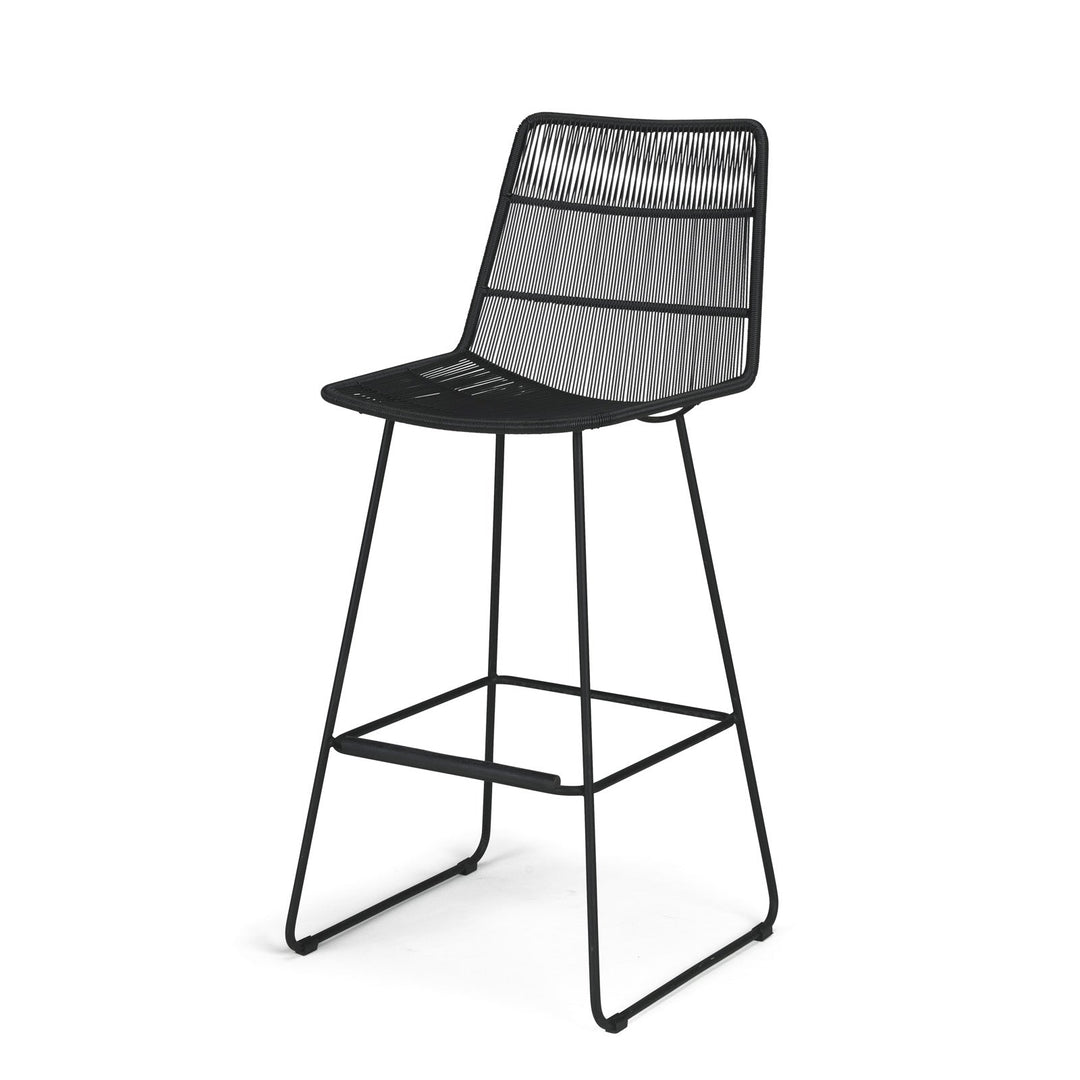 Nairobi Outdoor Barstool (Black)