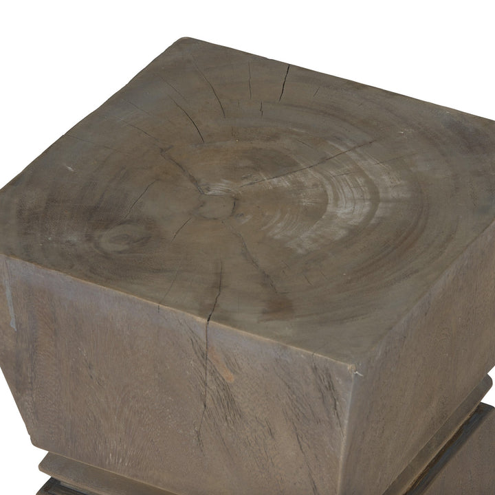 Rothko Organic Teak Side Table