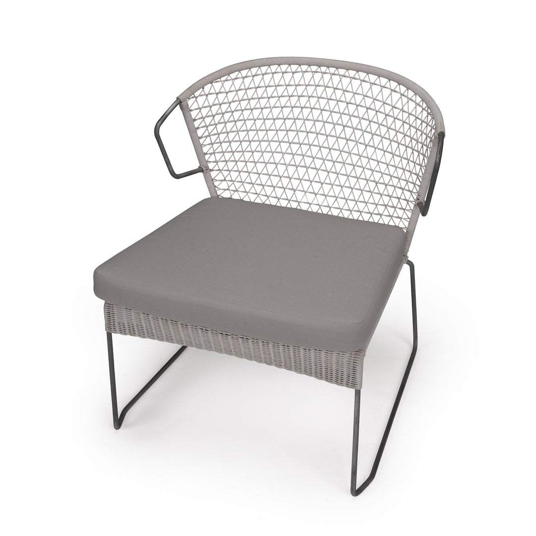Sophia Outdoor Wicker Relaxing Chair (Chalk)