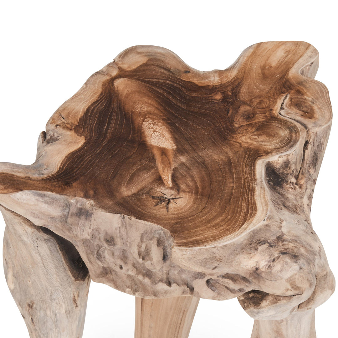 Oro Organic Teak Accent Table (Natural)