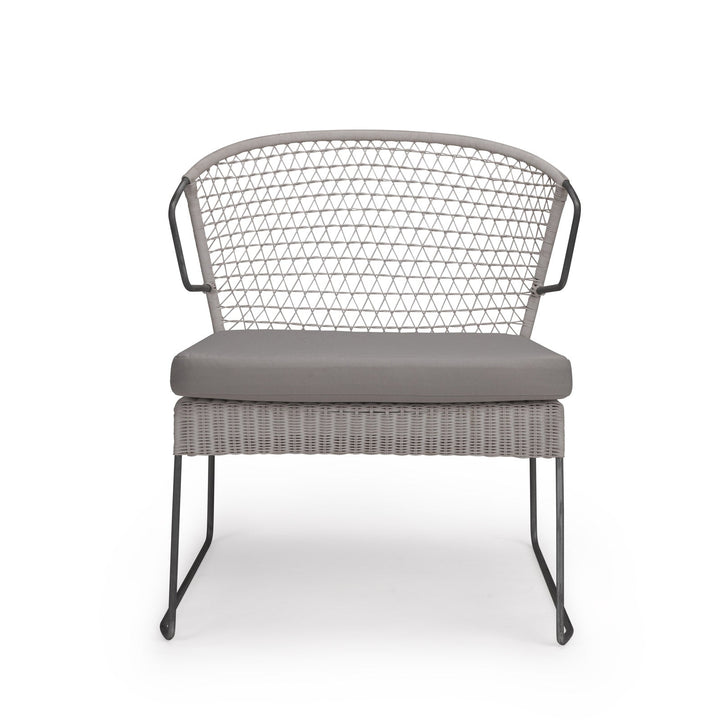 Sophia Outdoor Wicker Relaxing Chair (Chalk)