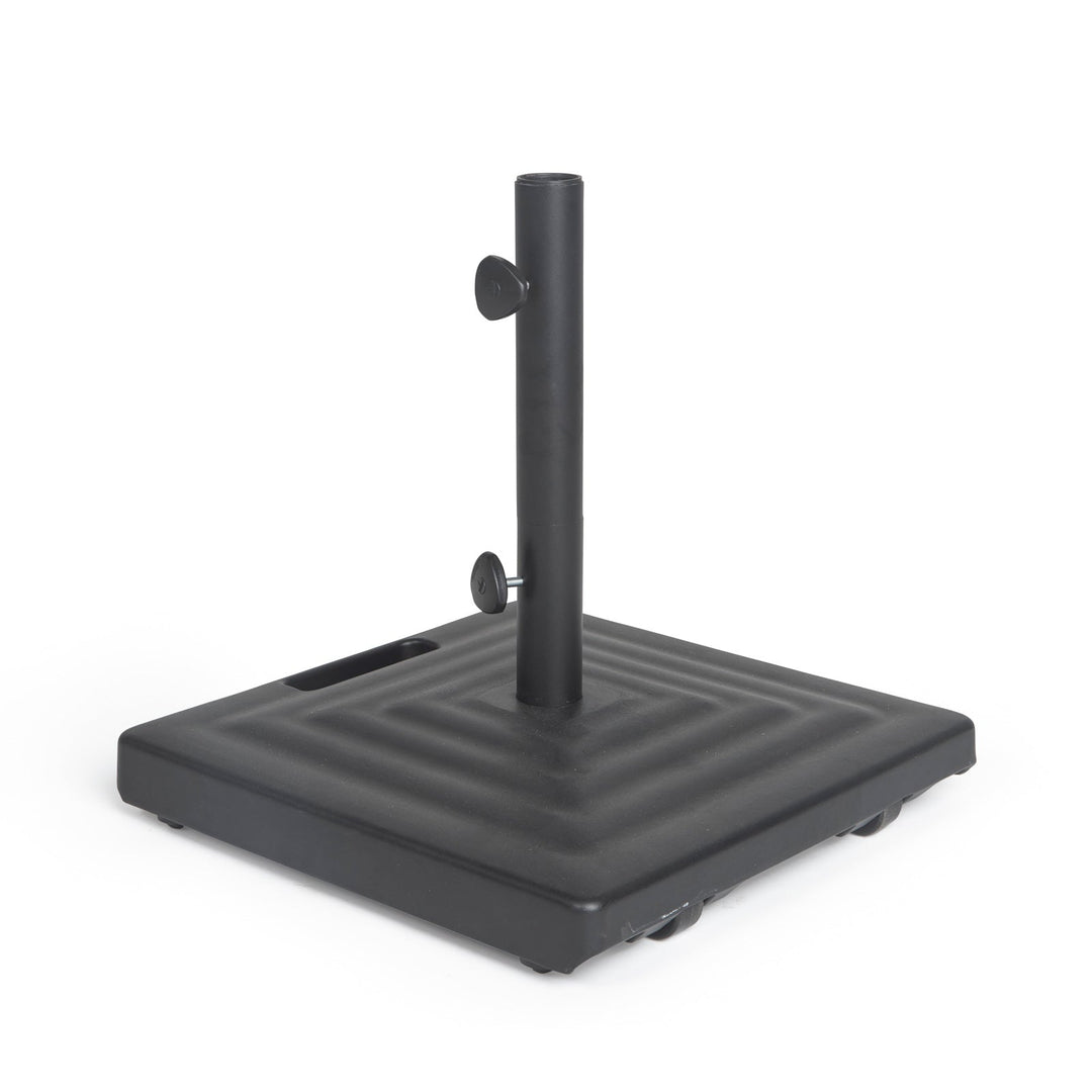 Capri Square Umbrella Base (Black)